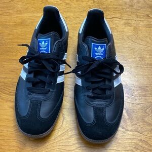 adidas Black and Blue Athletic Shoes